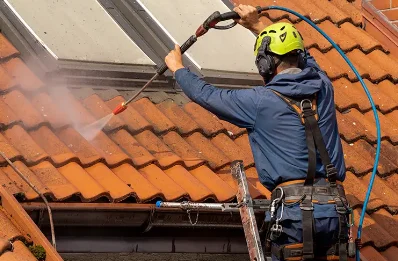 Démoussage et hydrofuge de toiture à Calmette